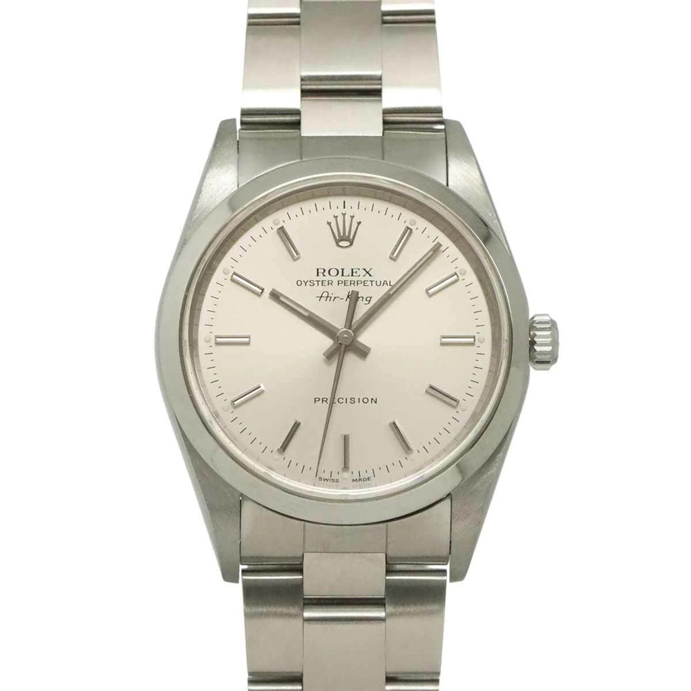 Rolex Air-King 14000 A-series Men's Watch, Silver, Automatic Winding